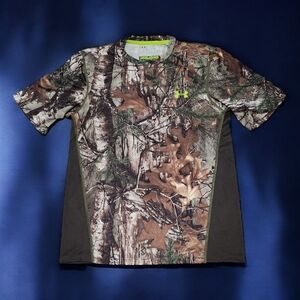 Men's Under Armour RealTree Camo Lightweight Short-Sleeve Hunting Shirt